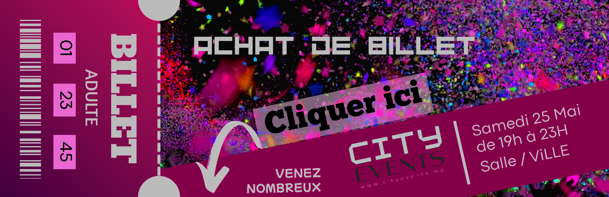 billet événement festival de musique